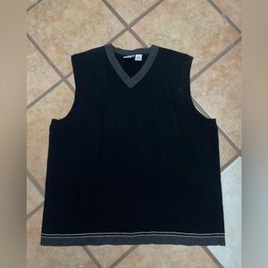 Classic Black V-Neck Sweater Vest